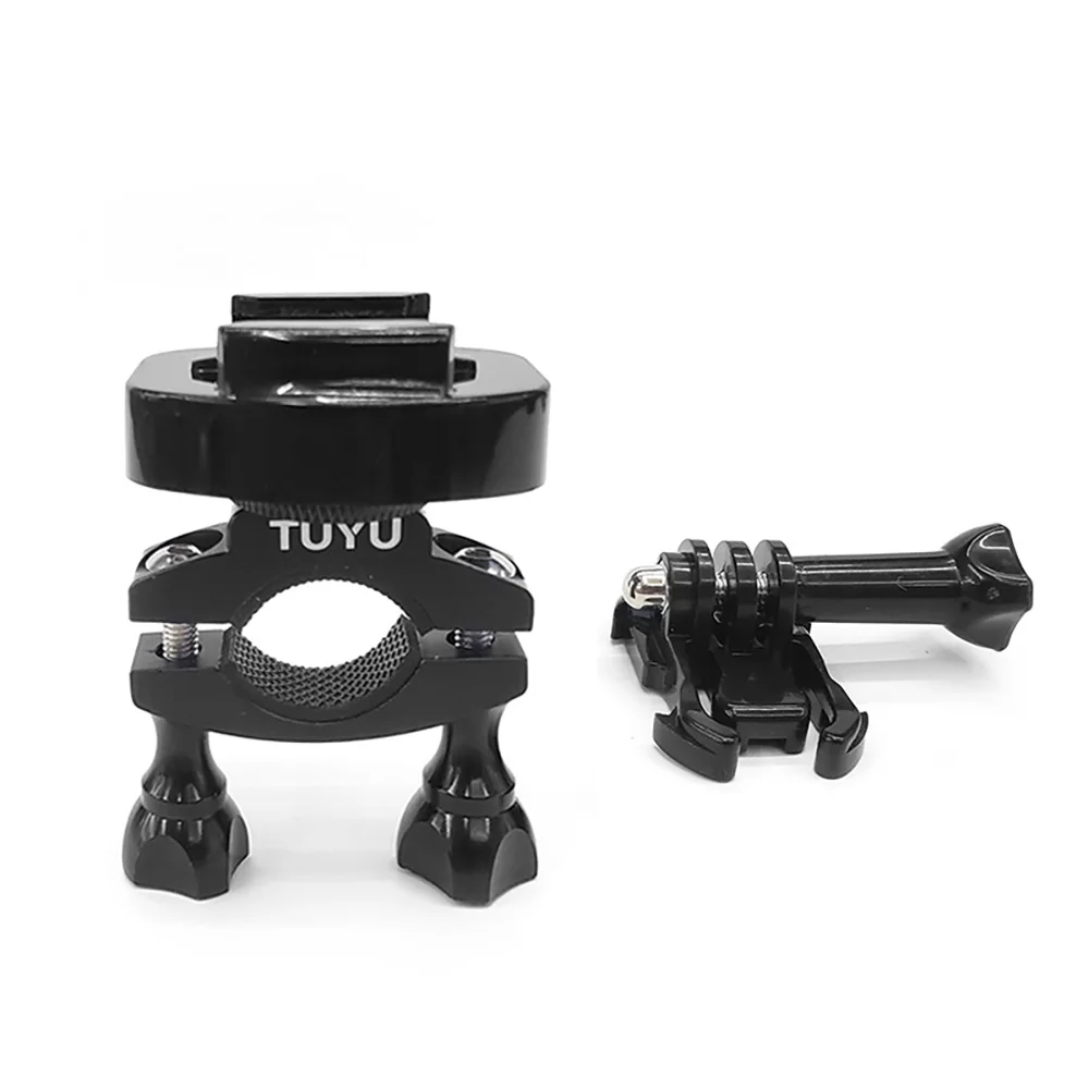 TUYU для Gopro аксессуары для мотоцикла велосипедный руль алюминиевый кронштейн для Gopro hero 8 7 6 5 4 sjcam xiaomi yi 4K камера DJI - Цвет: bracket-B