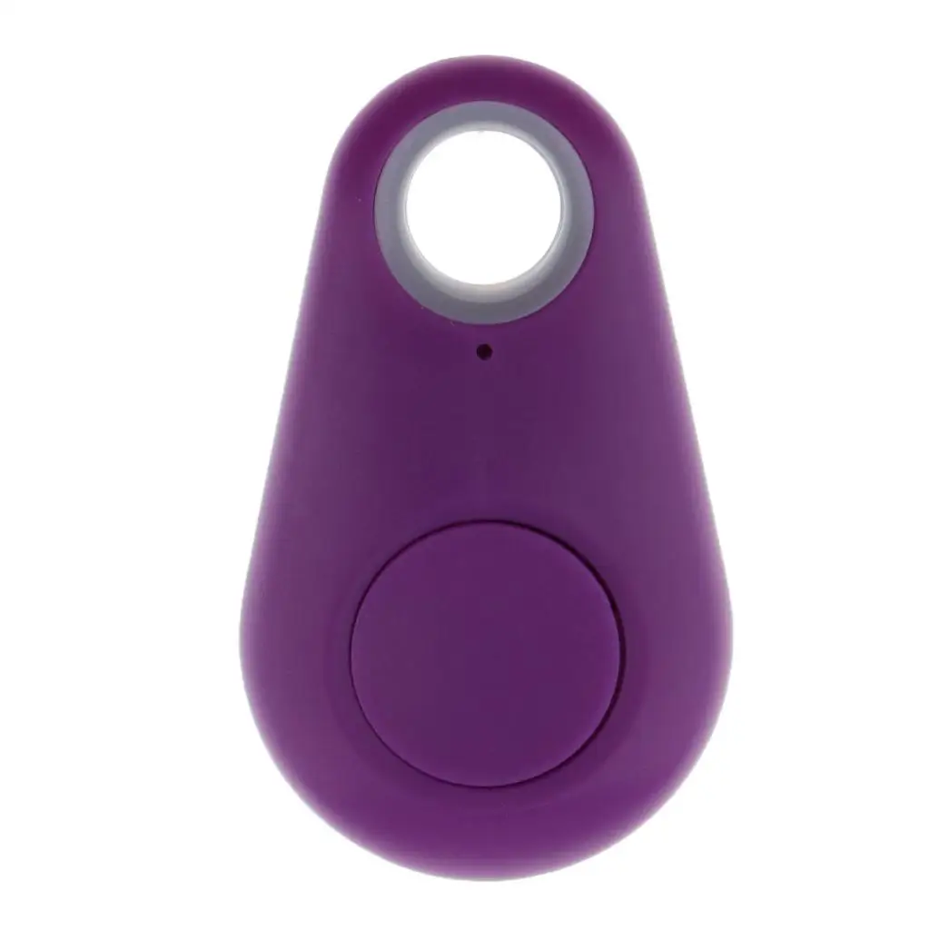 Purple 1 шт. мини умный искатель Bluetooth gps Tracer кошелек сумка дети трекеры Анти-потеря Bluetooth Tracer для домашних животных собак кошек ключи finder Домашние животные - Цвет: Purple
