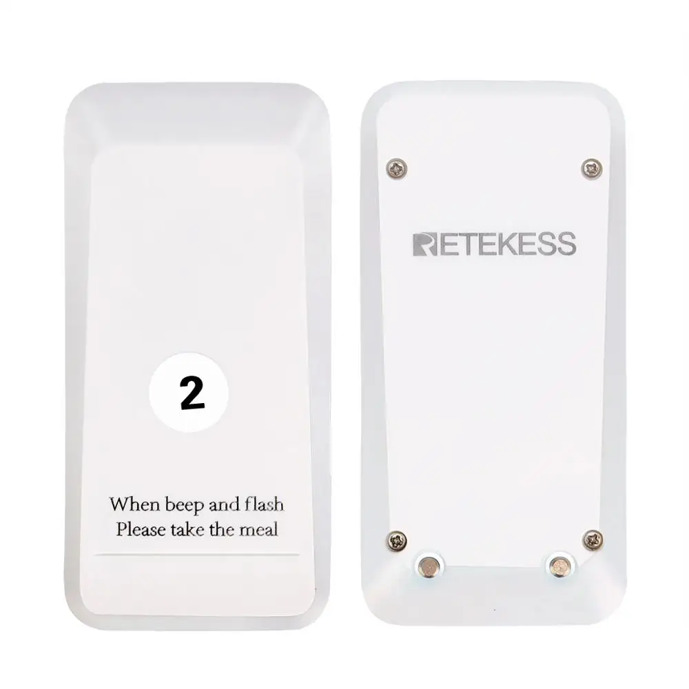1Pcs Retekess Pager Receiver For TD157 Restaurant Pager Wireless Calling System For Restaurant Coffee Shop Bar Club Clinic Hotel wireless calling system
