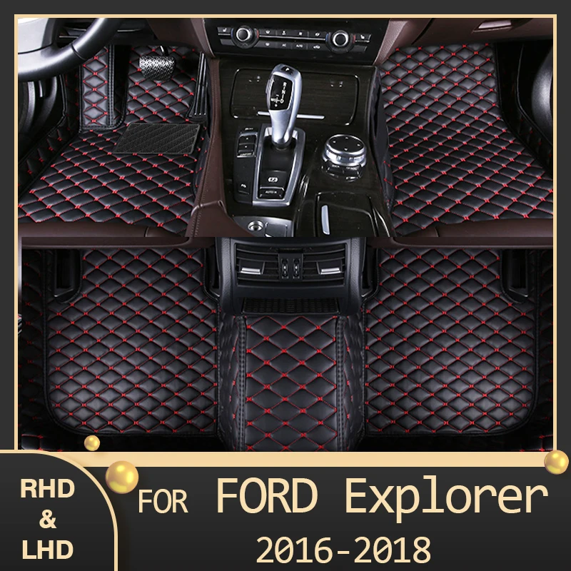 MIDOON Car floor mats for Ford Explorer 2016 2017 2018 Custom auto foot