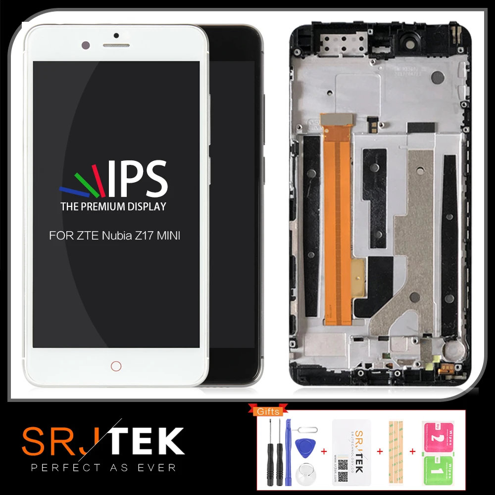SRJTEK 5 2 &quotдля ZTE Nubia Z17 Мини Дисплей сенсорный экран дигитайзер для ЖК NX569J NX569H
