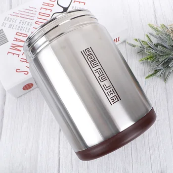 

1.6L Portable Large Capacity Lunch Box Vacuum Stainless Steel Double Layers Insulation Lunch Box Food Storage Container