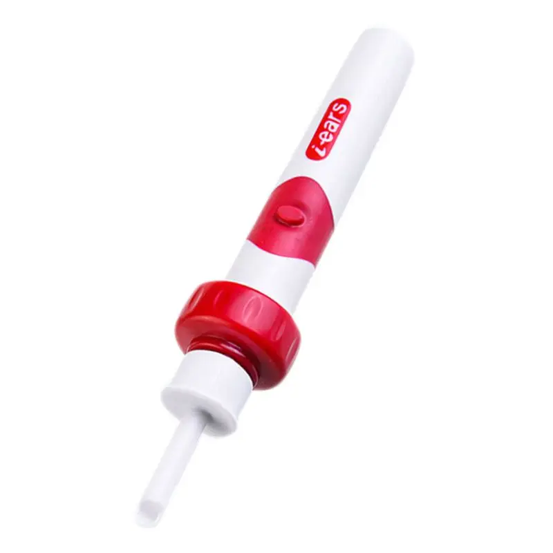 Electric Luminous Earpick LED Light Ear Cleaning Spoon Baby Adult Earwax Removing Safe Nursing Care Tool X5XC - Цвет: R