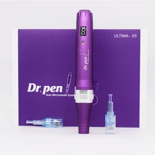 Высокое качество беспроводной электрический Dr.Pen Ultima X5 авто микроиглы Дерма ручка уход за кожей лица инструмент с цифровым дисплеем экран