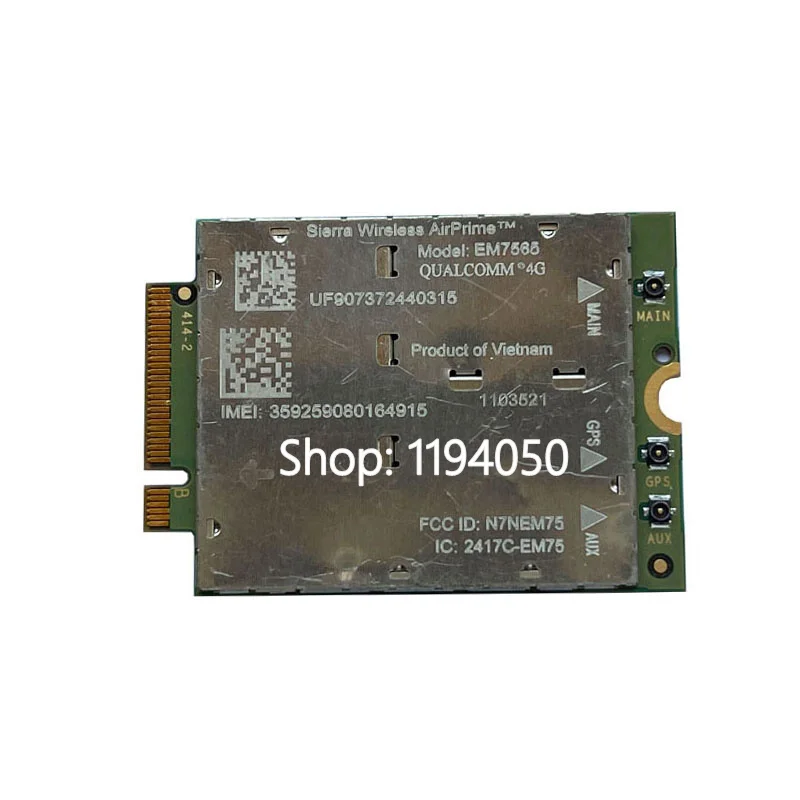 Sierra Módulo de Em7565 4g Lte sem Fio Módulo Gato12 Ngff 600mbps Módulo Cat12 Ngff para Laptop - Imagem 3