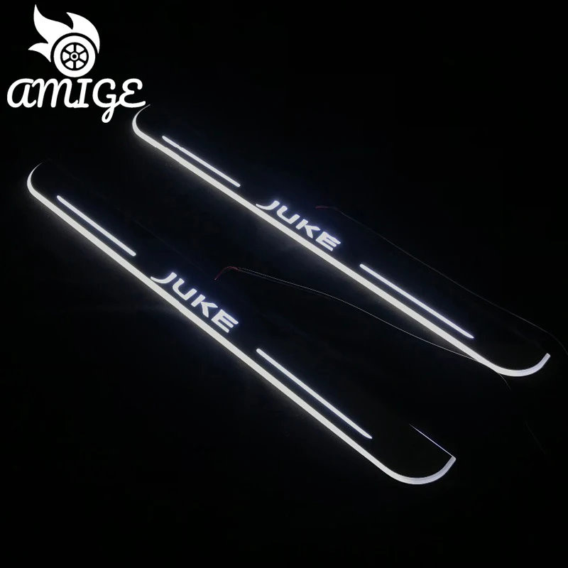 Автомобильный скребок светодиодный светильник для езды на велосипеде порога