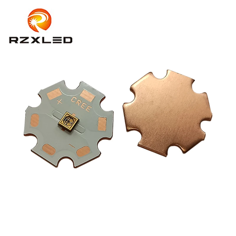 UV C светодиодный 260NM 254NM 253.7NM 275NM 295NM 305NM PCB Медь светильник доска|Подвесные лампочки|