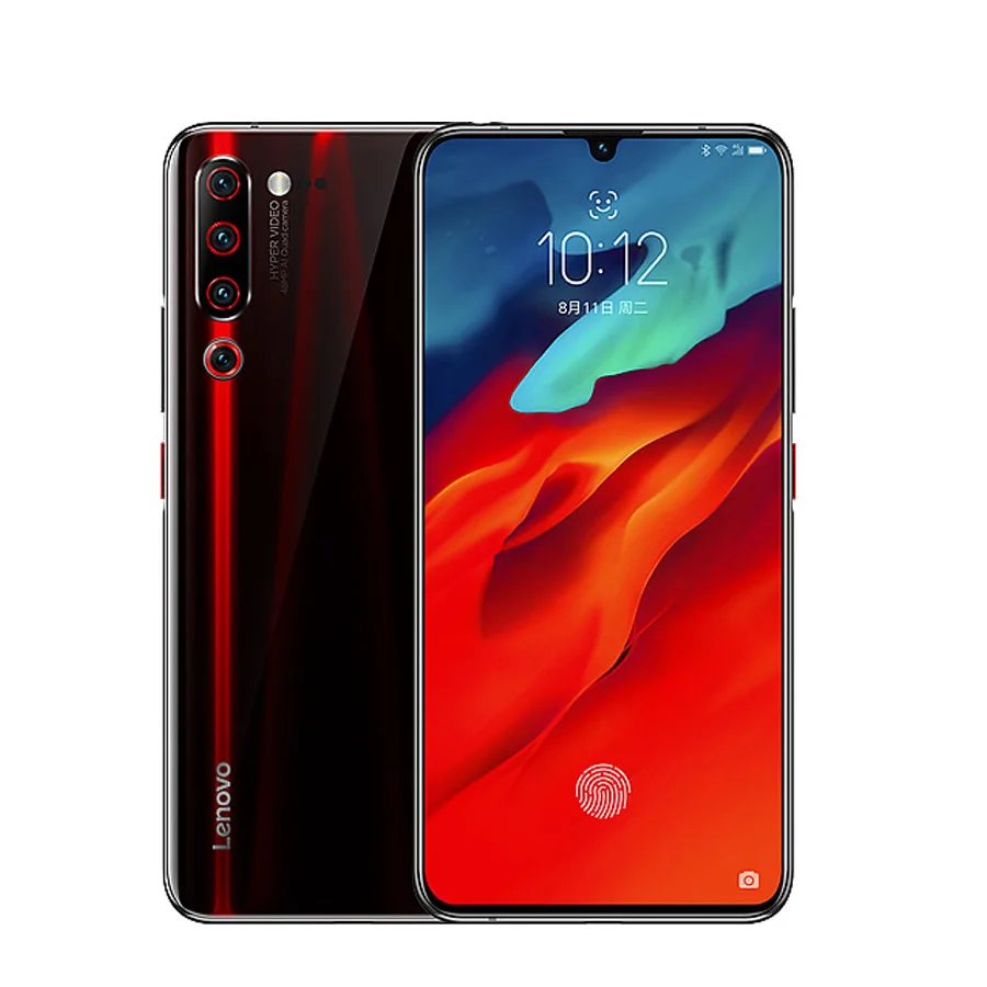 Мобильный телефон lenovo Z6 Pro с глобальной прошивкой, 8 ГБ, 256 ГБ, четырехъядерный, камера заднего вида, 48мп, Восьмиядерный процессор Snapdragon 855, 6,39 дюйма, 4000 мАч, 4G, смартфон