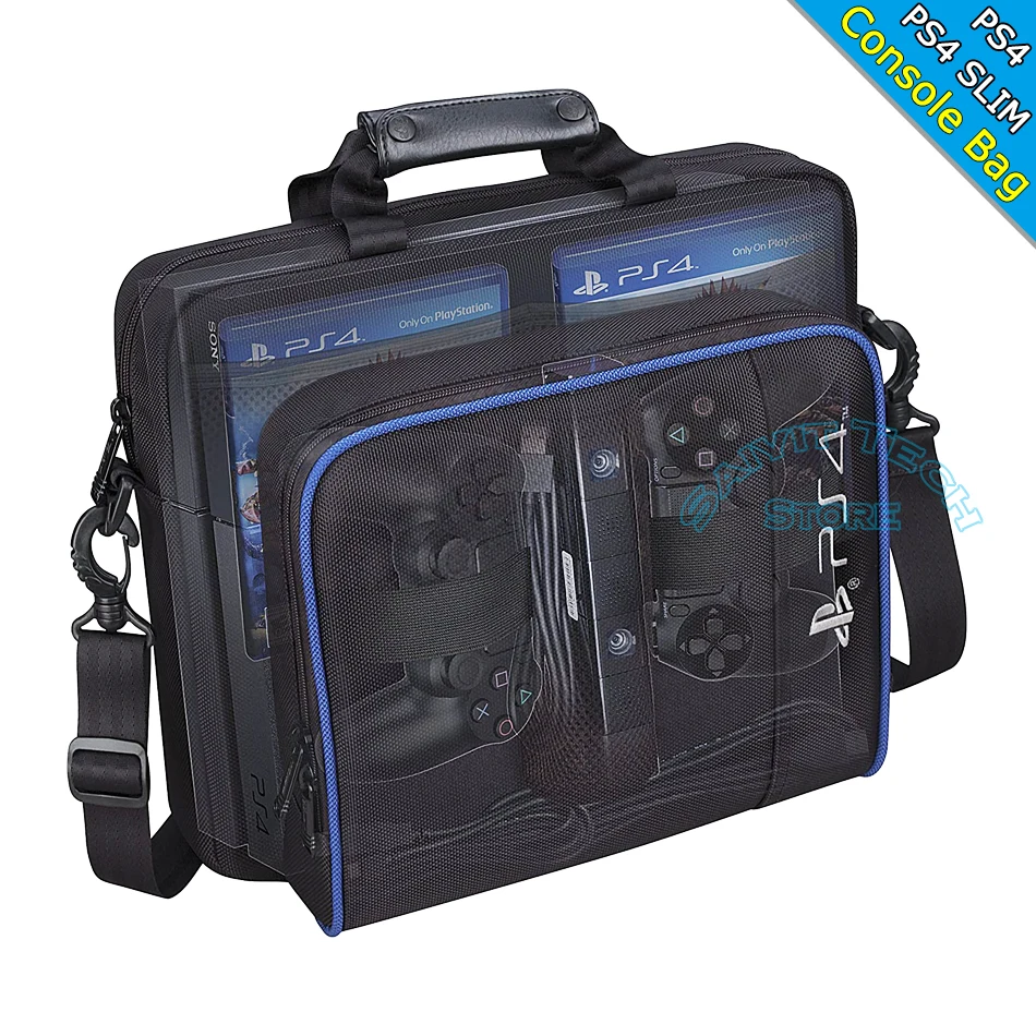 PS4/тонкий дорожный вместительный чехол для консоли Защитная сумка хранения