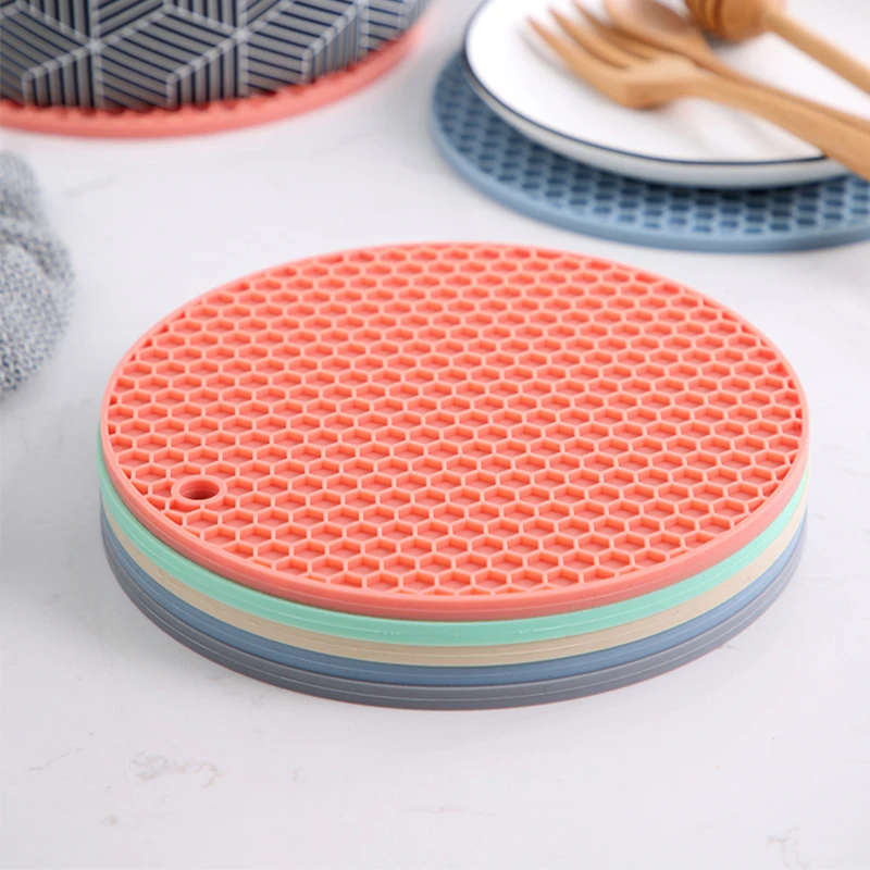 1 Pcs Silicone Dining Table Placemat Coaster Kitchen Accessories Mat Cup Bar Mug Drink Pads | Дом и сад