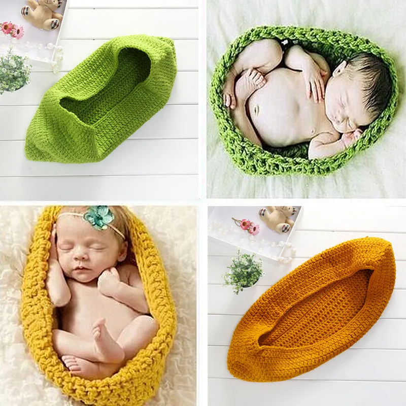 souvenirs for a newborn baby boy Newborn Baby Photography Costume Bbay Warm Sleeping Bags Infant Knit Swaddle Wrap Toddler Blanket Accessories souvenirs a crochet para baby shower