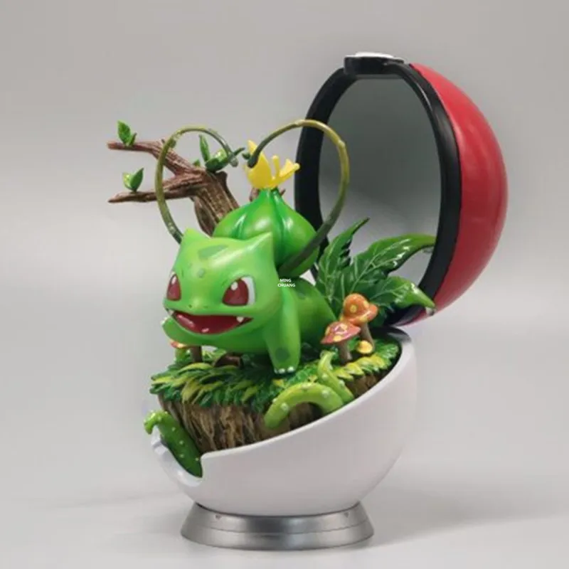 " Аниме статуя Kawaii Pet бюст Bulbasaur полная длина портрет креативное моделирование Искусство ремесло GK фигурка игрушка коробка 16 см V702