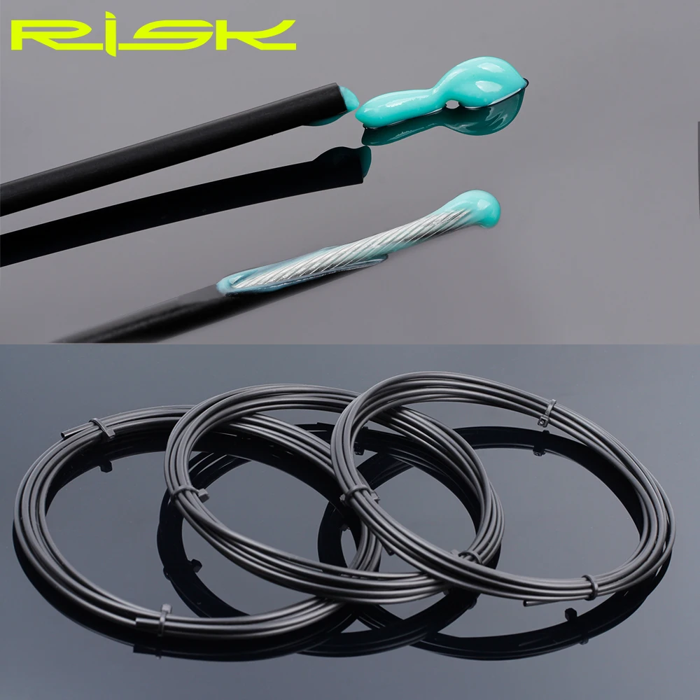 RISK 3M катетер для велосипеда Slick Lube Liner комплекты MTB дорожный велосипед сменный кабель катетер масляная трубка корпус для труб тормоза внутренняя Кабельная линия