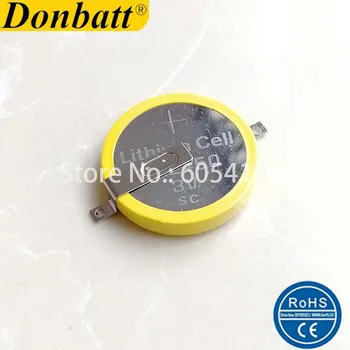 

CR2450 3V lithium button battery with SMD Soldering Pins tabs 200pcs/lot