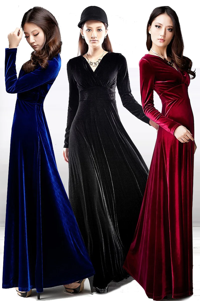 Vestidos mujer, новинка, De Festa, одежда размера плюс, платье с длинным рукавом, с высокой талией, платья для банкета, вечерние, S60