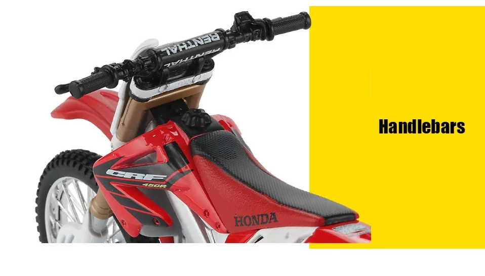 Модель мотоцикла Maisto из 1:12 сплава, игрушка для моделирования CRF 450R внедорожные велосипедные модели, коллекция креативных игрушек для детей