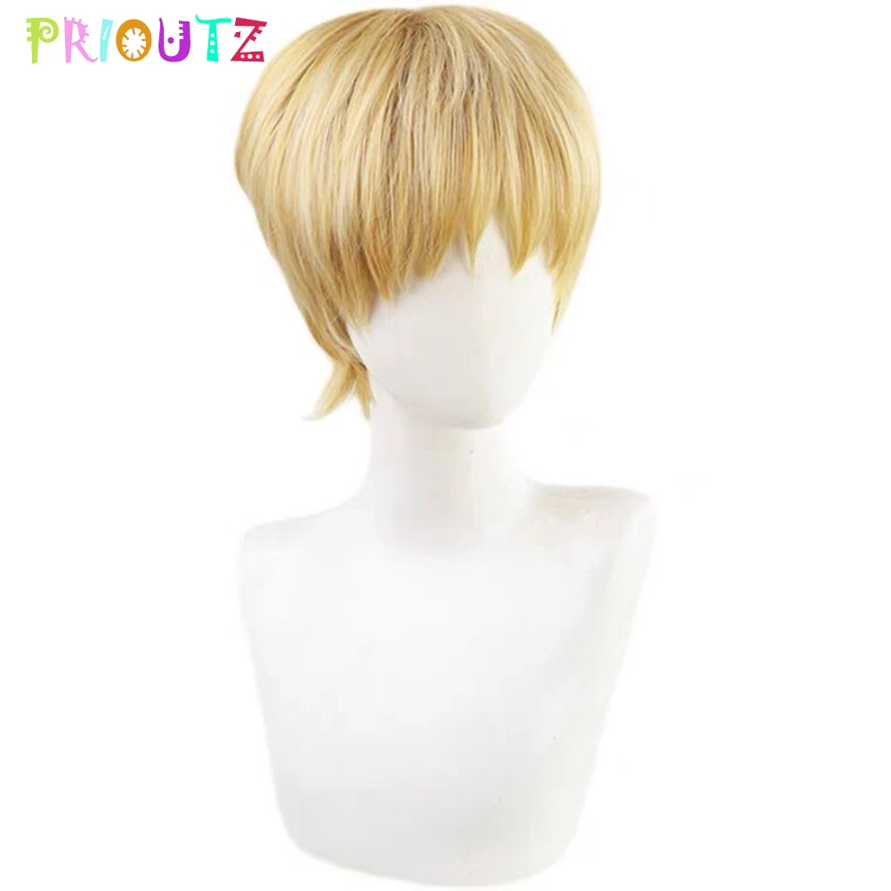 Armin Arlert Aot Cosplay Wig Attack On Titan Season 4 Shingeki No Kyojin Short Blonde Middle Part Role Play Hair For Men Boys Aliexpress