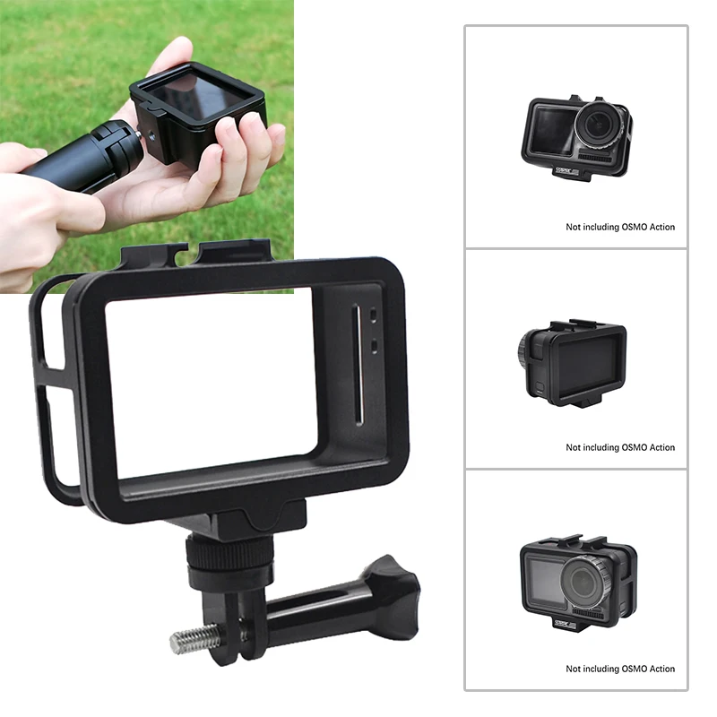 Черная защитная рамка 7*6*3 см Монтажная основа аксессуары для DJI OSMO экшн-камеры алюминиевый сплав прочный