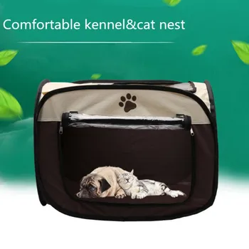 

2019 New Dog Carriers Strollers Pets Drying Box Folding Dogs Buffs Hair Dryer Blow Box Bath Artifact in stock