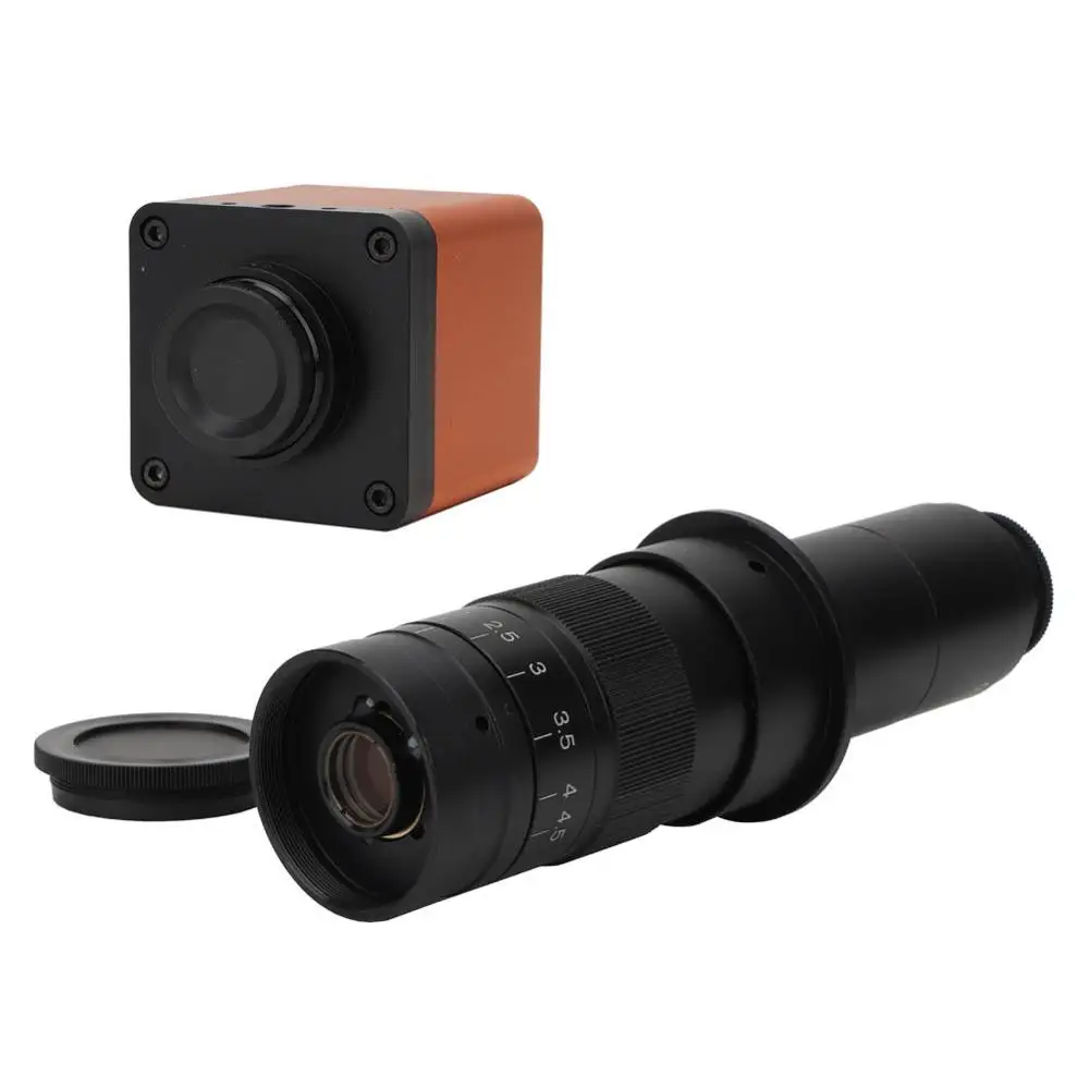 34mp HDMI Industrial Microscope Camera USB Digital Microscope with 180x Lens 100-240V Microscope Magnifier