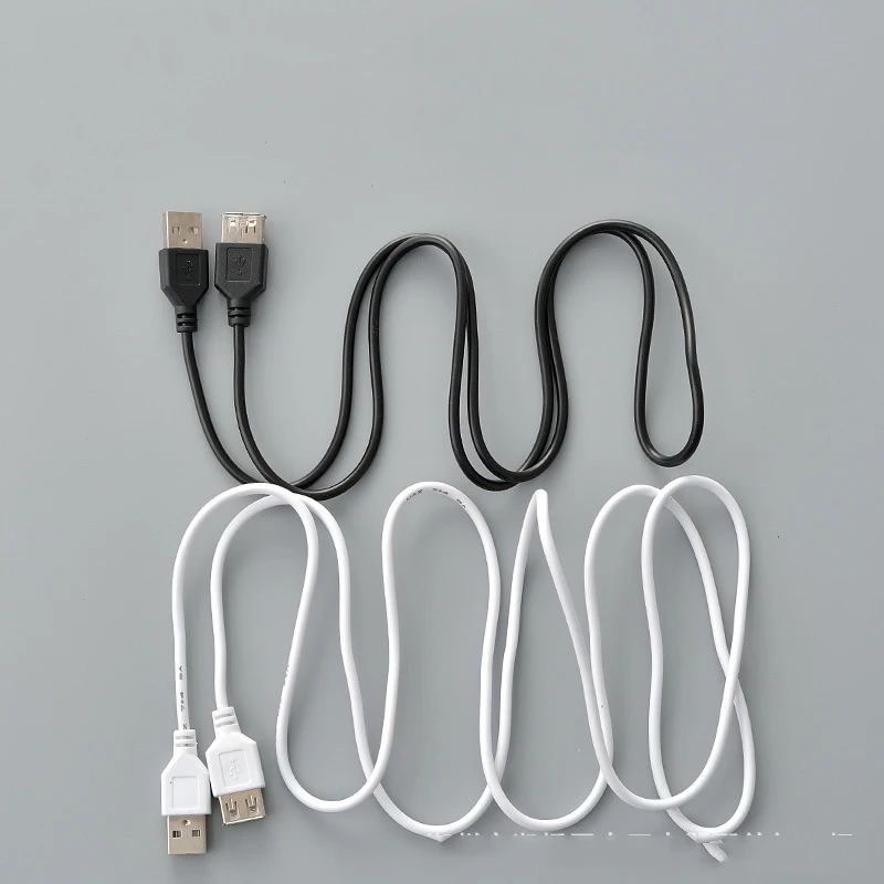 USB кабель-удлинитель, Супер Скоростной USB 2,0 кабель для мужчин и женщин, 1 м, кабель-удлинитель для синхронизации данных USB 2,0