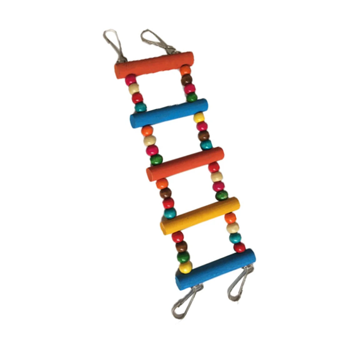 Ladder 37cm Попугай, лестница для скалолазания, деревянные качели, мост, клетка для птиц, подвесная игрушка для конуаров, Попугайчик для птиц, принадлежности для попугаев - Цвет: Ladder 37cm