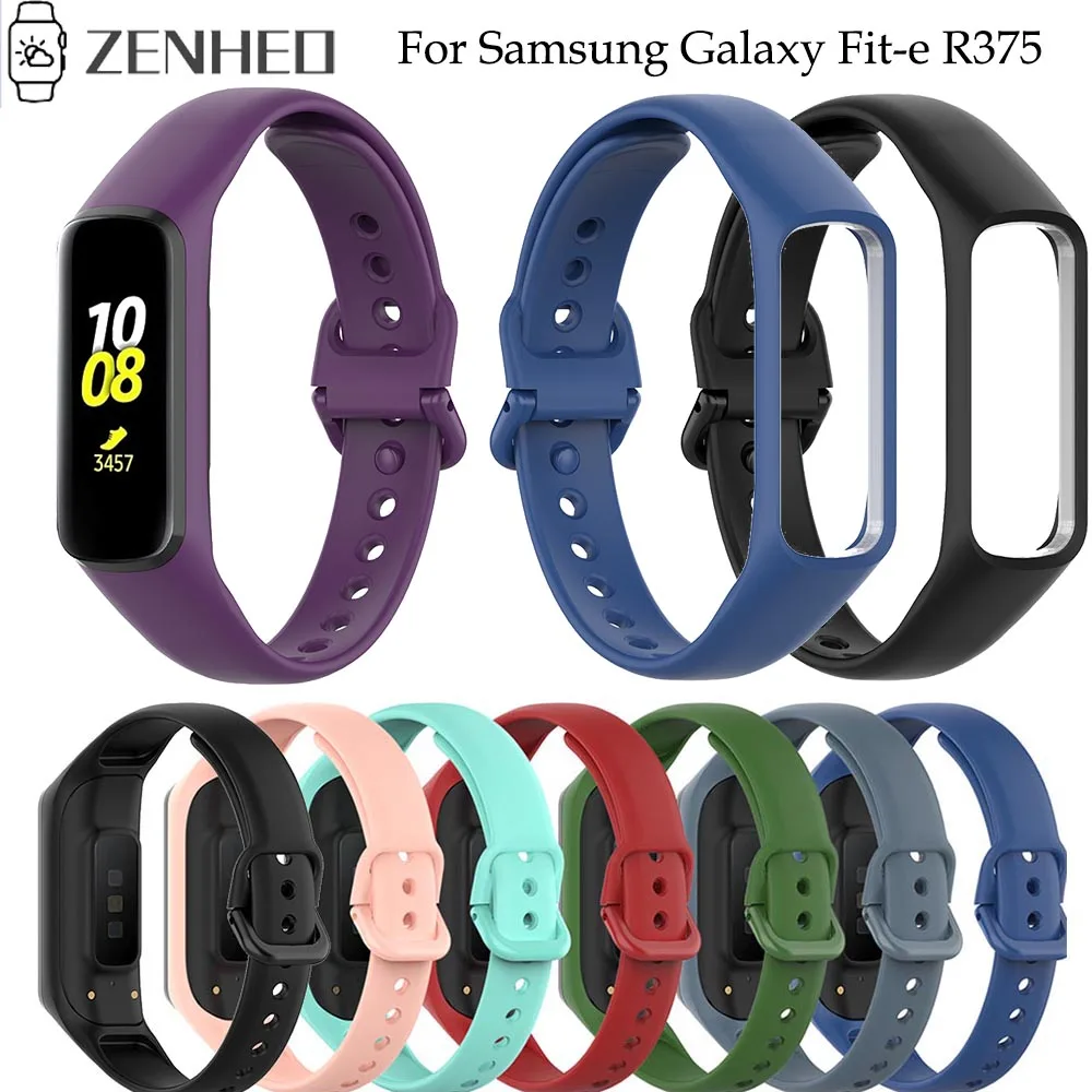 Спортивный силиконовый ремешок для samsung Galaxy Fit-e SM-R375, умный ремешок, регулируемый ремешок для часов, сменный Браслет