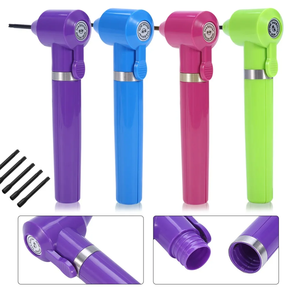 Multi-cor elétrica tatuagem misturador de tinta agitador de pigmento com 5 varas de mistura máquina de tatuagem suprimentos