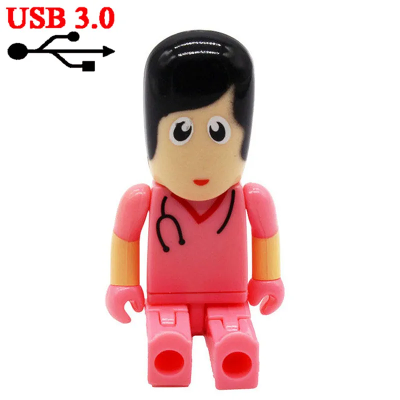 pen drive JASTER USB 3.0 high speed plastic doctor nurse usb flash drive Memory stick doctors U disk pendrive 4GB 8GB 16GB 32GB 64GB gift 512gb usb stick USB Flash Drives