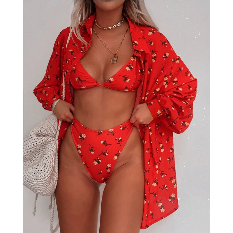 red tube top bathing suit