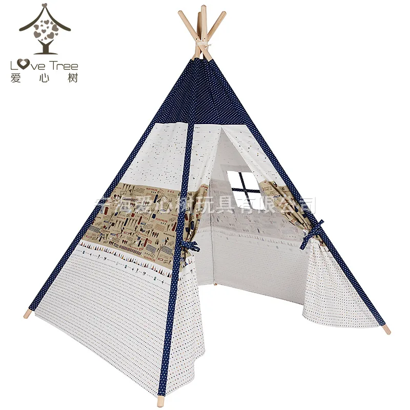 

Giving Tree Teepee Tent for Children Indoor Game House Play House Portable Baby Toy House Household