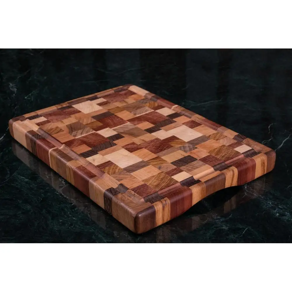 

Cutting Board, Rectangle End Grain Butcher Block, Kitchen Chopping Boards Luxury Design %100 Handmade