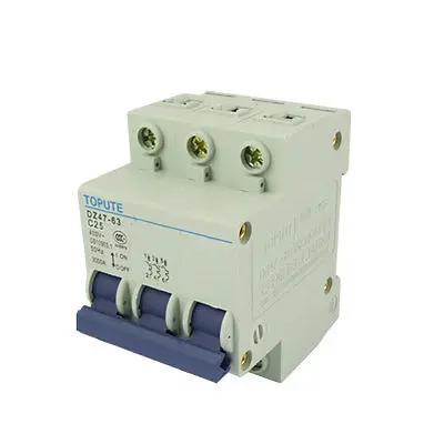

AC 400V Rated Voltage Three Pole 25A Circuit Breaker
