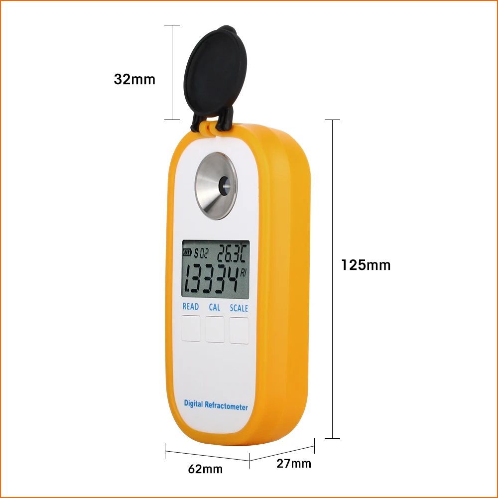 RZ Animal Clinical Refractometer Veterinary Serum Protein Piss Urine Digital Refractometer Pet Dog Cat Specific Gravity Tester