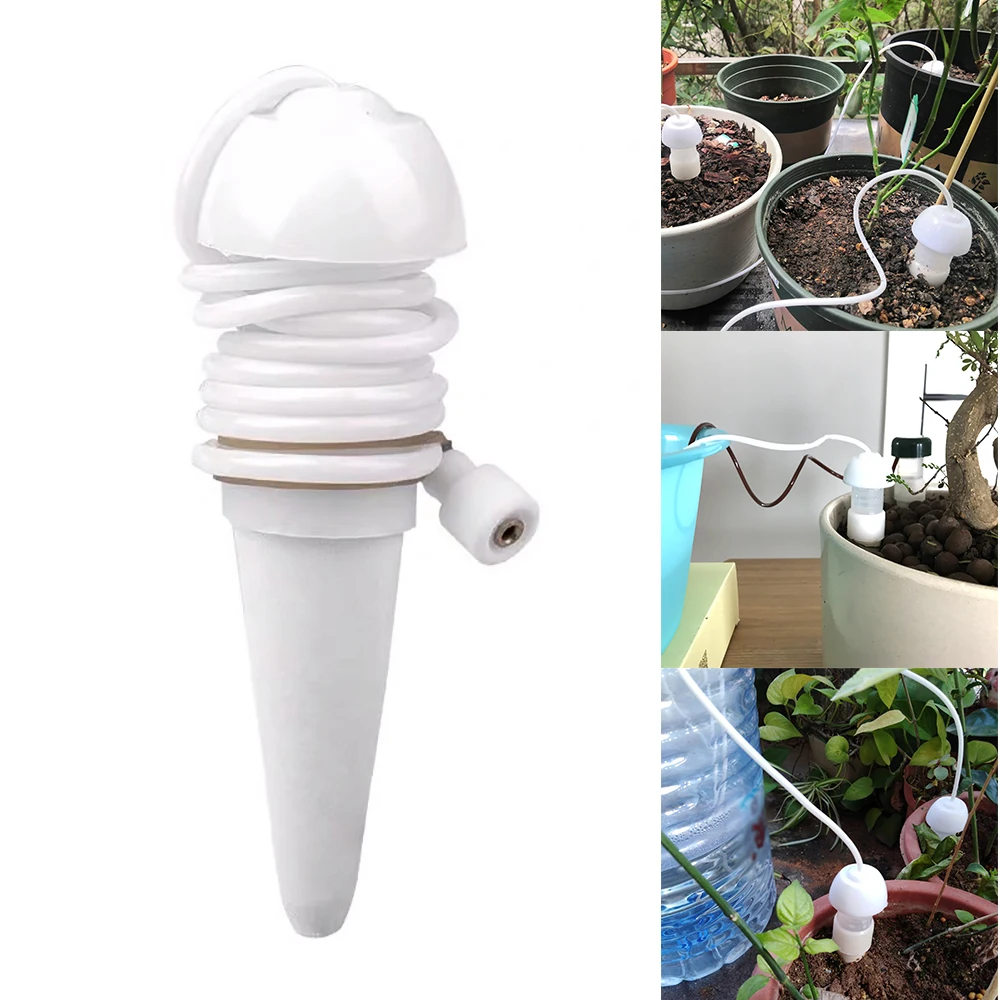DIY Automatic Watering System Moving Plant Potted Waterer Bottles Water Drip Watering Device Plant Flower Irrigation System 