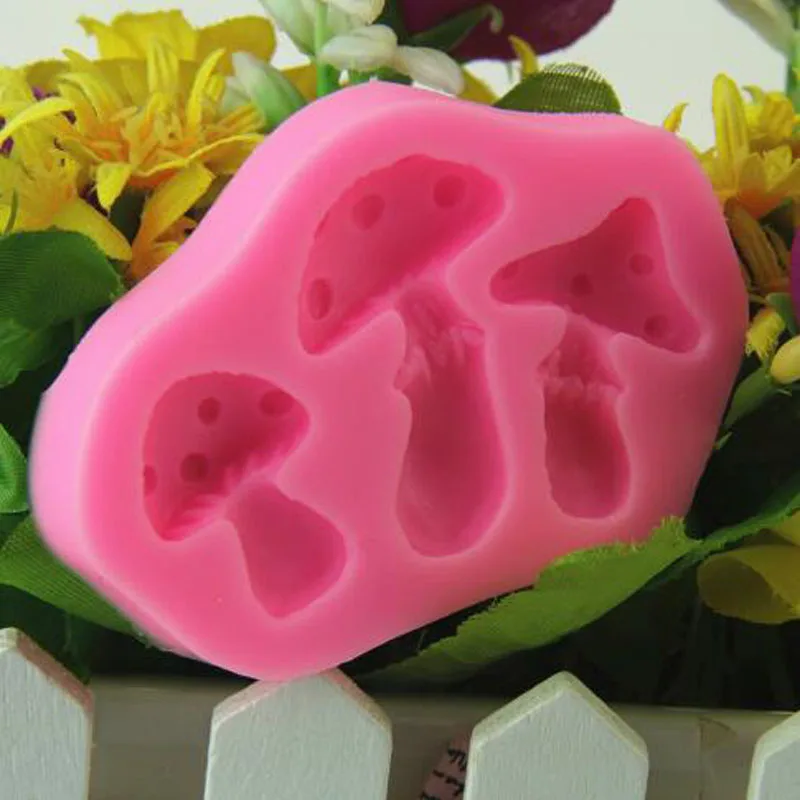 3D DIY силиконовые помадки грибы формы кекс Сахар ремесло цветение Торт Плесень мыло формы Шоколадные конфеты Кондитерские инструменты для выпечки