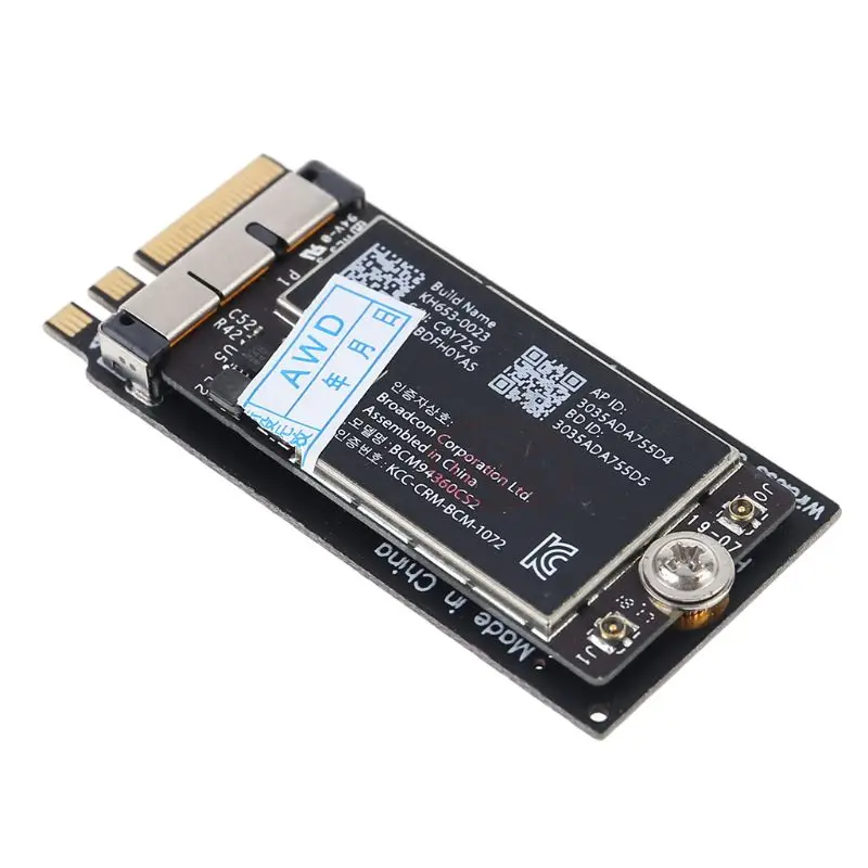

802.11AC BCM94360CS2 Airport Wireless WiFi Card WLAN Card BT4.0 NGFF M.2 Adapter
