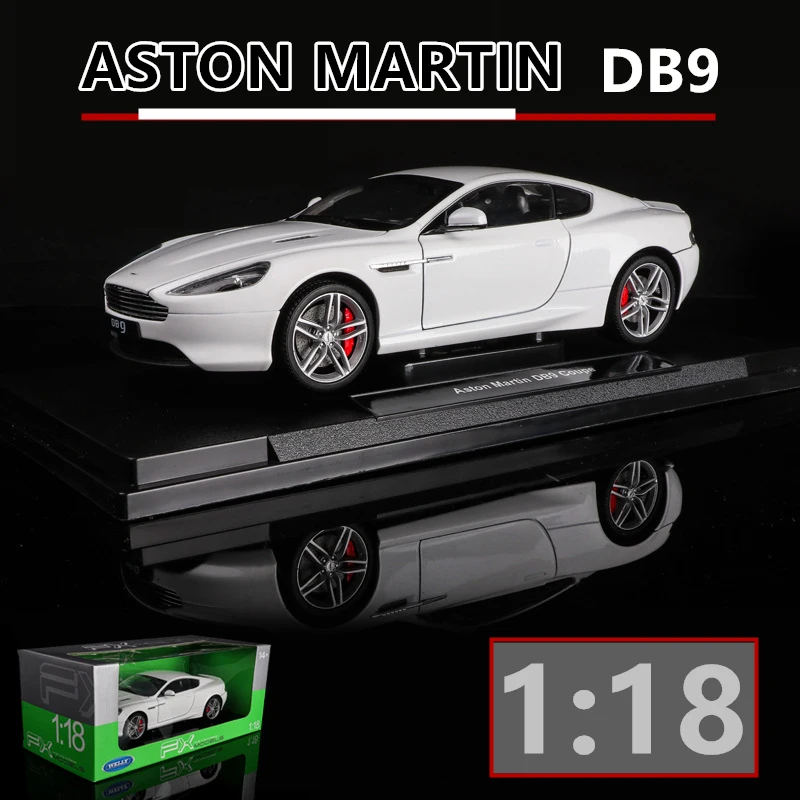 Welly 1:18 Aston Martin db9 сплав модель автомобиля Моделирование Украшение автомобиля коллекция подарок игрушка Литье модель игрушка для мальчиков - Цвет: Aston Martin db9