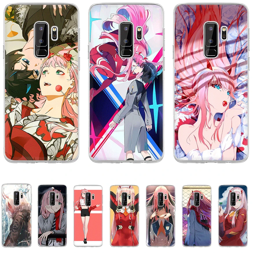 Phone Case TPU For Samsung Galaxy S6 S7 Edge S8 S9 S10 S10E Plus Note 8 9 M10 M20 M30 M40 Cover Anime Darling In The | Мобильные