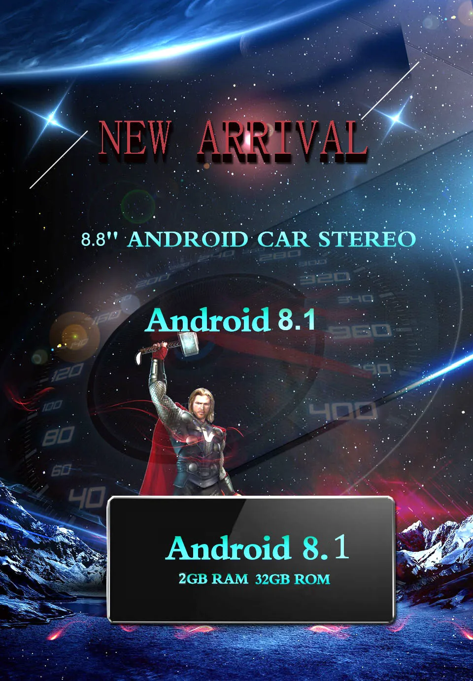 Sale 8.8" 1Din Universal Car Radio 2GB/32GB Built-in 4G Module Android 8.1 Octa Core Bluetooth Microphone GPS Multimedia Head Unit 0