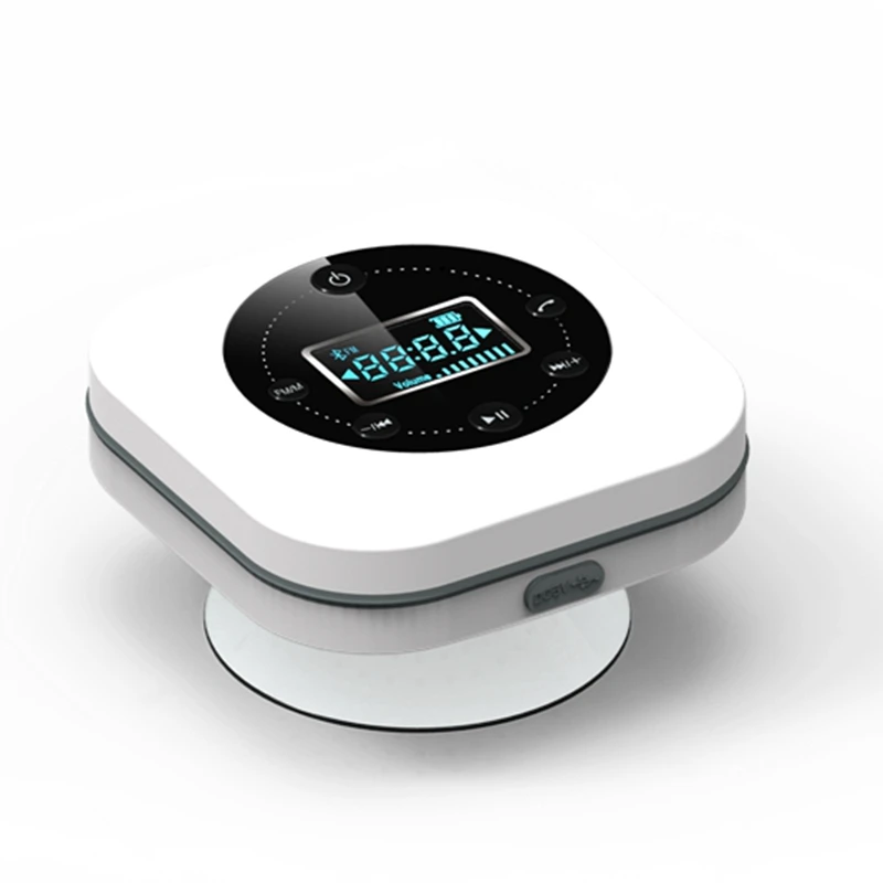 HOTT S603 мини портативный водонепроницаемый беспроводной Bluetooth Динамик Hands-Free fm-радио для ванной комнаты белый