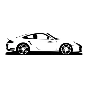 

Wall Sticker Car Vinyl Sports Pattern Single-piece Package PVC Car4