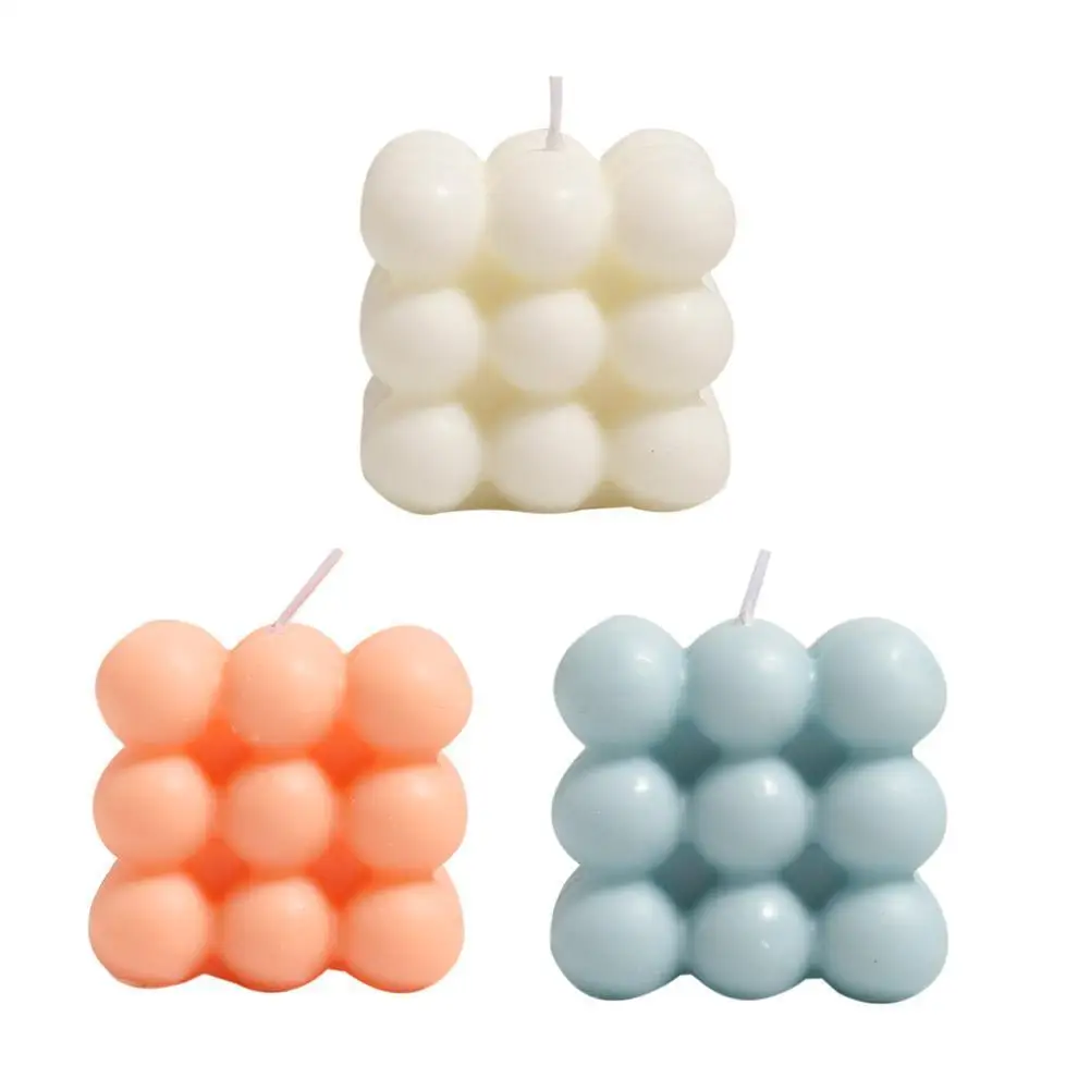 Cube Aromatherapy Candles Holiday Home Decoration Lighting Supplies B1J2 | Дом и сад