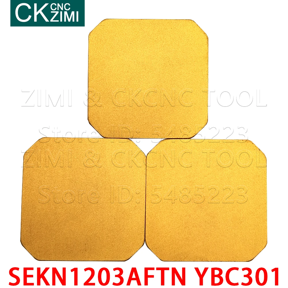 SEKN1203AFTN YBC301 SEKN 1203 AFTN YBC301 carbide inserts milling inserts Tools CNC Indexable Turning Inserts Tools for Steel side milling cutter