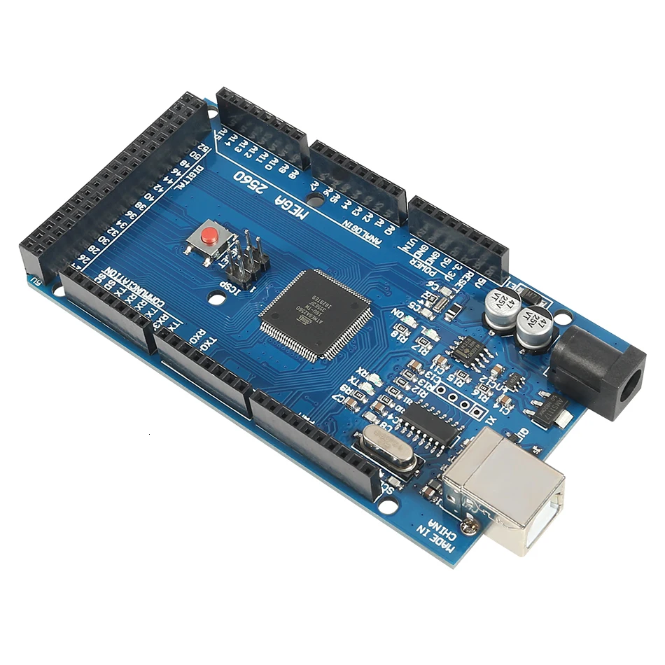 Плата MEGA2560 Mega 2560 R3 REV3 ATmega2560 16AU CH340G высококачественный линейный USB кабель