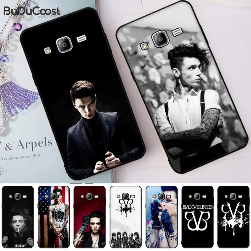Hrmes Andy Biersack Veil Brides BVB Soft Rubber Phone Cover For Samsung Galaxy J7 J6 J8 J4 J4Plus DUO J7NEO J2 Prime | Мобильные
