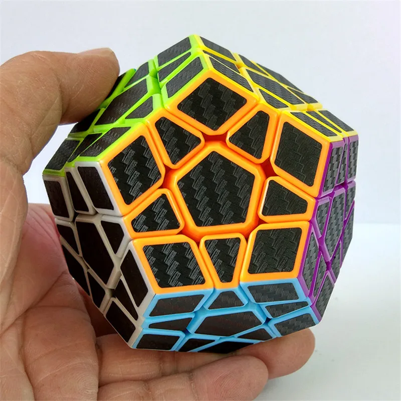 Zcube Megaminx 3x3x3 скоростная игра-головоломка, волшебные кубики, игрушки для детей, наклейка из углеродного волокна, Cubo Magico, антистресс, подарок, сказочный куб