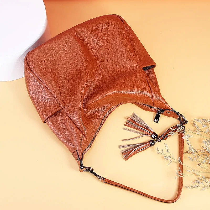 

Spring and Summer 2020 New Genuine Leather European and American Fashion Girls Bag Hand Bag