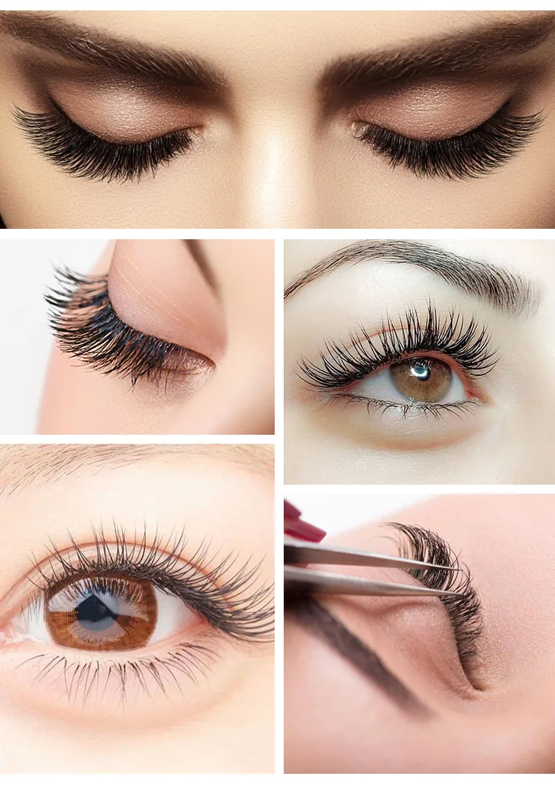 Matte False Eyelashes Round Hair Single Root Variety of Specifications Supernatural Beautiful Makeup Bottom Lash Eye Lashes