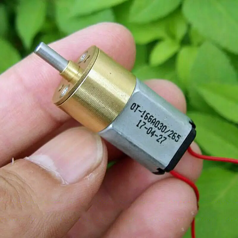 

DC 3V 285RPM Slow Speed Micro 16mm Full Metal Gearbox Gear Reducer Motor Mini Speed Reduction Motor DIY Robot Smart Car